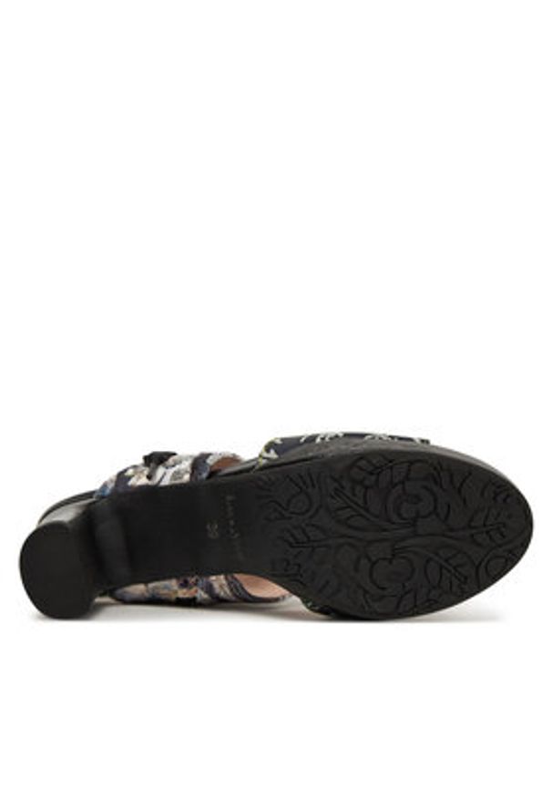 Laura Vita Sandały Hicao 09 Czarny. Kolor: czarny. Materiał: skóra