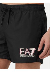 EA7 Emporio Armani Szorty kąpielowe 7M001678 AF21069 UC001 Czarny Regular Fit. Kolor: czarny. Materiał: syntetyk #3