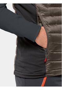 Jack Wolfskin Kamizelka Routeburn Pro Ins Vest 1206872 Brązowy Slim Fit. Kolor: brązowy. Materiał: syntetyk #5