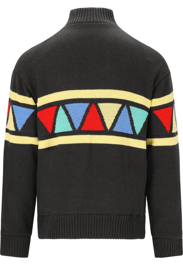 Bluza z kapturem wiatrówka SOS Uni knit. Typ kołnierza: kaptur. Kolor: wielokolorowy, czarny, szary, brązowy. Sezon: zima. Styl: sportowy, retro