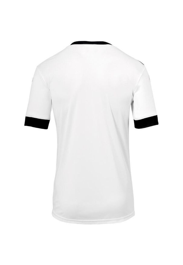 UHLSPORT - Polo Uhlsport Offense 23. Typ kołnierza: polo. Kolor: biały, wielokolorowy, czarny. Materiał: materiał. Długość rękawa: krótki rękaw. Długość: krótkie. Sport: piłka nożna