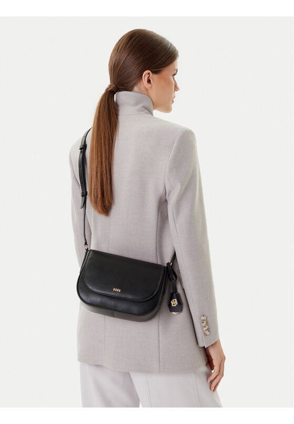 BOSS Torebka 50547756 Czarny. Kolor: czarny. Materiał: skórzane