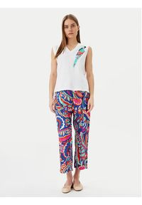 LOLA CASADEMUNT Bluzka MS2515023 Biały Regular Fit. Kolor: biały. Materiał: bawełna #3