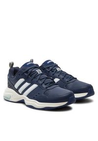 Adidas - adidas Buty na siłownię Strutter IH4906 Niebieski. Kolor: niebieski. Materiał: skóra. Sport: fitness #4
