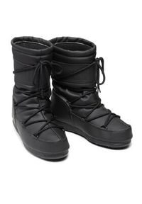 Moon Boot Śniegowce Mid Rubber Wp 24010300 Czarny. Kolor: czarny. Materiał: skóra