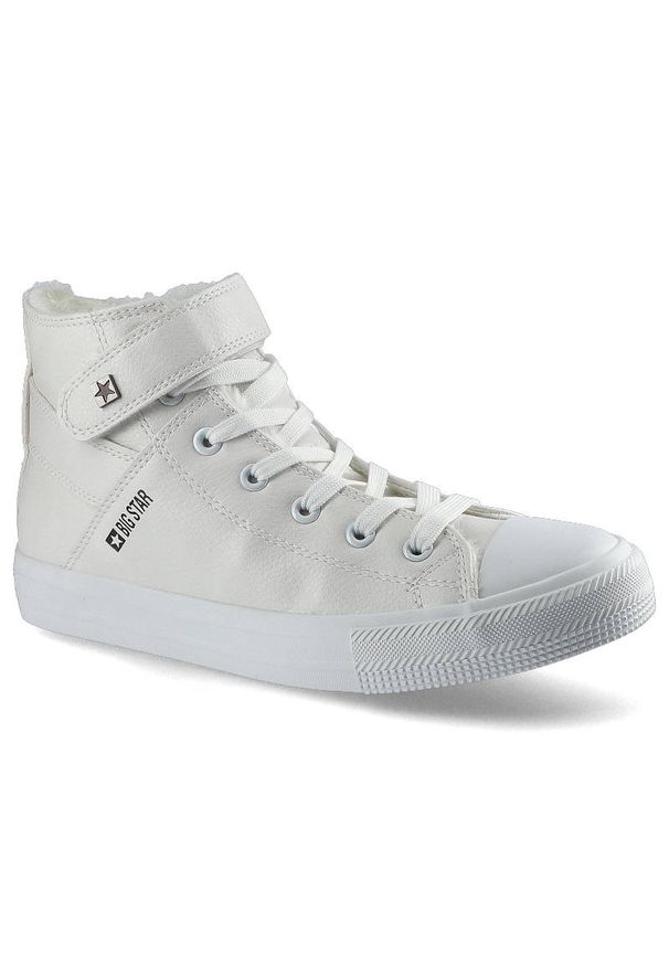 Big-Star - Sneakersy BIG STAR V274541FW20 Biały. Zapięcie: rzepy. Kolor: biały. Materiał: materiał, puch, skóra ekologiczna, jeans, futro. Szerokość cholewki: normalna. Wzór: aplikacja. Sezon: zima. Styl: sportowy