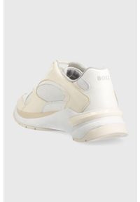 BOSS sneakersy Skylar kolor beżowy 50493266. Kolor: beżowy. Materiał: guma #3