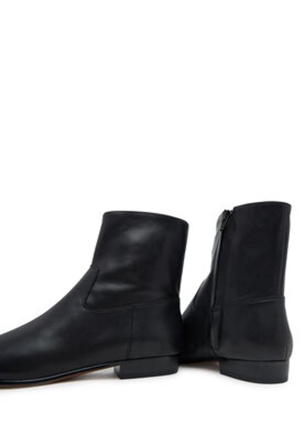 Polo Ralph Lauren Botki 818973364001 Czarny. Kolor: czarny. Materiał: skóra