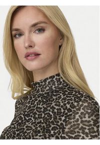 only - ONLY Bluzka Erica 15141298 Brązowy Regular Fit. Kolor: brązowy. Materiał: syntetyk #4