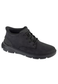 skechers - Buty do chodzenia zimowe męskie, Slip-Ins: Arch Fit Garza - Ridley. Kolor: czarny. Sezon: zima. Sport: turystyka piesza