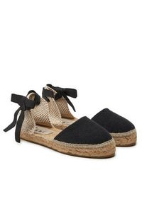 Manebi Espadryle La Havana Flat Valenciana Espadrilles O 7.9 P0 Czarny. Kolor: czarny. Materiał: materiał