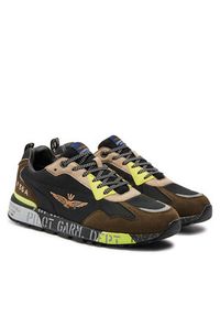 Aeronautica Militare Sneakersy 242SC276CT3380 Zielony. Kolor: zielony. Materiał: materiał #4