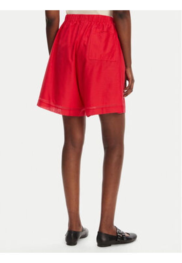 Pinko - PINKO Szorty materiałowe Lewis 105243 A2M7 Czerwony Regular Fit. Kolor: czerwony. Materiał: bawełna