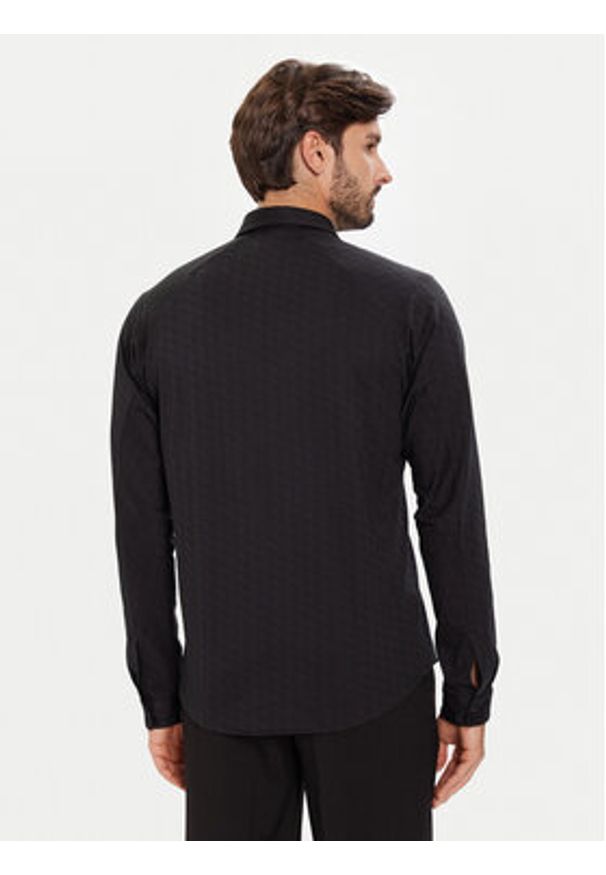 BOSS Koszula Excurse 50544843 Granatowy Regular Fit. Kolor: niebieski. Materiał: bawełna