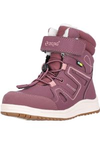 ZigZag - Dziecięce buty zimowe Zigzag Rincet. Zapięcie: rzepy. Kolor: szary, wielokolorowy, fioletowy, brązowy, niebieski. Szerokość cholewki: normalna. Sezon: zima. Sport: turystyka piesza