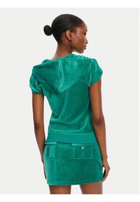 Juicy Couture Bluza Heritage JCGAS125021 Zielony Slim Fit. Kolor: zielony. Materiał: bawełna