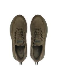 Sprandi Sneakersy MP-S21R284A-7 Khaki. Kolor: brązowy. Materiał: materiał #3