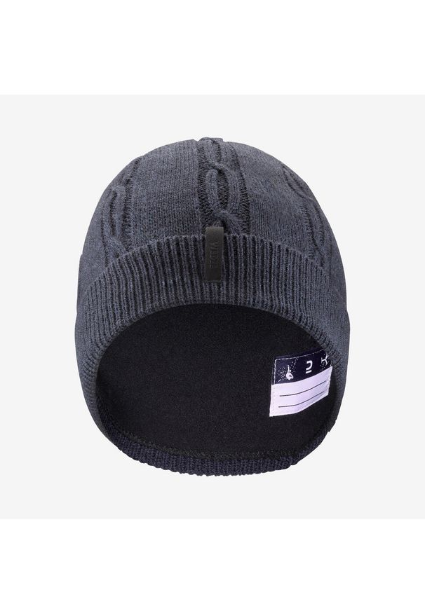 WEDZE - Czapka narciarska dla dzieci Wedze Torsade. Kolor: wielokolorowy, niebieski, czarny. Materiał: poliester, wełna, materiał, akryl, elastan. Sezon: zima. Styl: sportowy