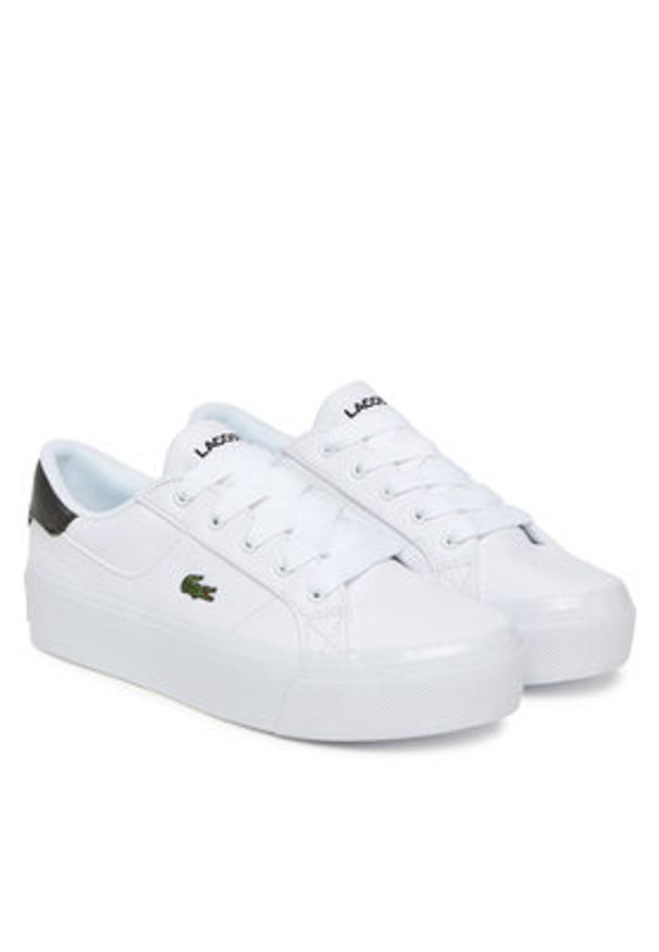 Lacoste Sneakersy 750CFA0034 Biały. Kolor: biały. Materiał: materiał