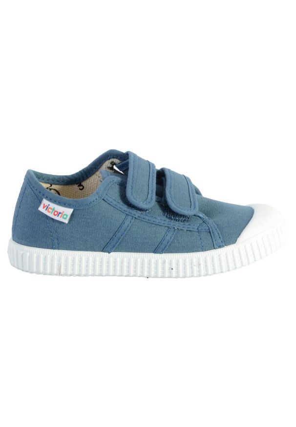 VICTORIA - Buty tenisówki dziecięce Victoria. Kolor: niebieski. Materiał: tkanina