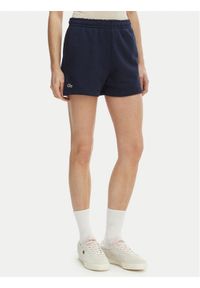 Lacoste Szorty sportowe GF5341 Granatowy Regular Fit. Kolor: niebieski. Materiał: bawełna #1
