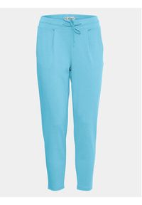 ICHI Spodnie materiałowe 20104757 Niebieski Slim Fit. Kolor: niebieski. Materiał: syntetyk #3