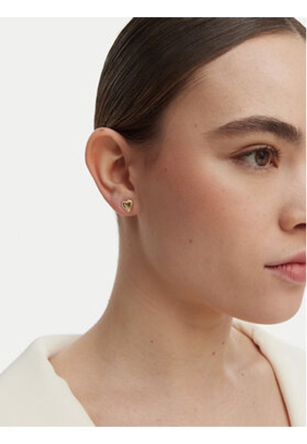 Guess Kolczyki JUBE06 092JW Złoty. Materiał: ze stali, ze stali nierdzewnej. Kolor: złoty