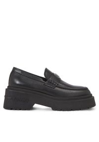 Tommy Jeans Loafersy Tjw Chunky Loafer EN0EN02320 Czarny. Kolor: czarny. Materiał: skóra