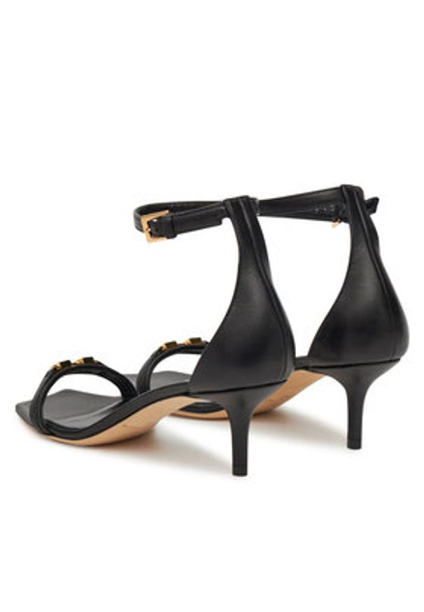 Elisabetta Franchi Sandały SA59L51E2 110 Czarny. Kolor: czarny. Materiał: skóra