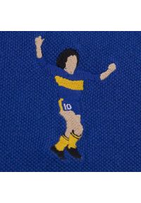 COPA FOOTBALL - Koszulka Polo Maradona x COPA Boca Haftowana Niebiesko-Żółta. Typ kołnierza: polo. Kolor: niebieski, wielokolorowy, żółty. Wzór: haft. Sport: piłka nożna #2