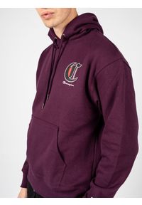 Champion Bluza "Hoodie" | HBGF89H586NKA | Mężczyzna | Fioletowy. Okazja: na co dzień. Typ kołnierza: kaptur. Kolor: fioletowy. Materiał: bawełna, poliester. Wzór: aplikacja, nadruk. Styl: casual #3