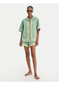 Quiksilver Koszula Bahamas EQWWT03145 Zielony Relaxed Fit. Kolor: zielony. Materiał: bawełna #4