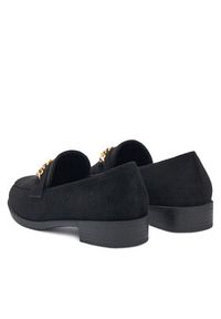 DeeZee Loafersy LE527-14 Czarny. Kolor: czarny. Materiał: materiał #3
