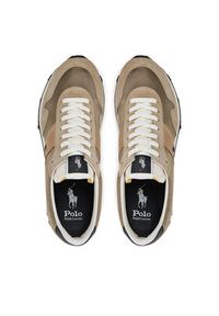 Polo Ralph Lauren Sneakersy PRL Trail 125 809960987003 Brązowy. Kolor: brązowy. Materiał: skóra, zamsz #6