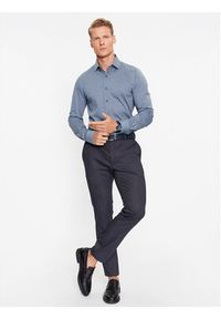 Michael Kors Koszula MD0MD91392 Niebieski Slim Fit. Kolor: niebieski. Materiał: bawełna #3