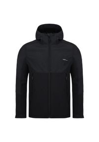 Eastpak - Męska kurtka softshell Loap Lupp, czarna, S. Kolor: zielony, czarny, wielokolorowy. Materiał: softshell #1