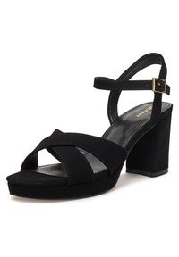 Jenny - JENNY Sandały AYLA WYL3426-3 Czarny. Kolor: czarny. Materiał: materiał #6