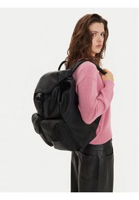 Calvin Klein Jeans Plecak Flap Backpack K50K512544 Czarny. Kolor: czarny. Materiał: skóra #2