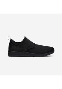 Decathlon - Buty do chodzenia męskie Newfeel PW 160 Slip-On. Zapięcie: bez zapięcia. Kolor: czarny, biały, brązowy, wielokolorowy. Materiał: materiał, kauczuk, tkanina. Sport: turystyka piesza
