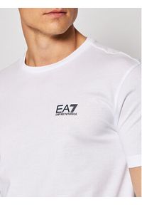 EA7 Emporio Armani T-Shirt 8NPT51 PJM9Z 1100 Biały Regular Fit. Kolor: biały. Materiał: bawełna #4