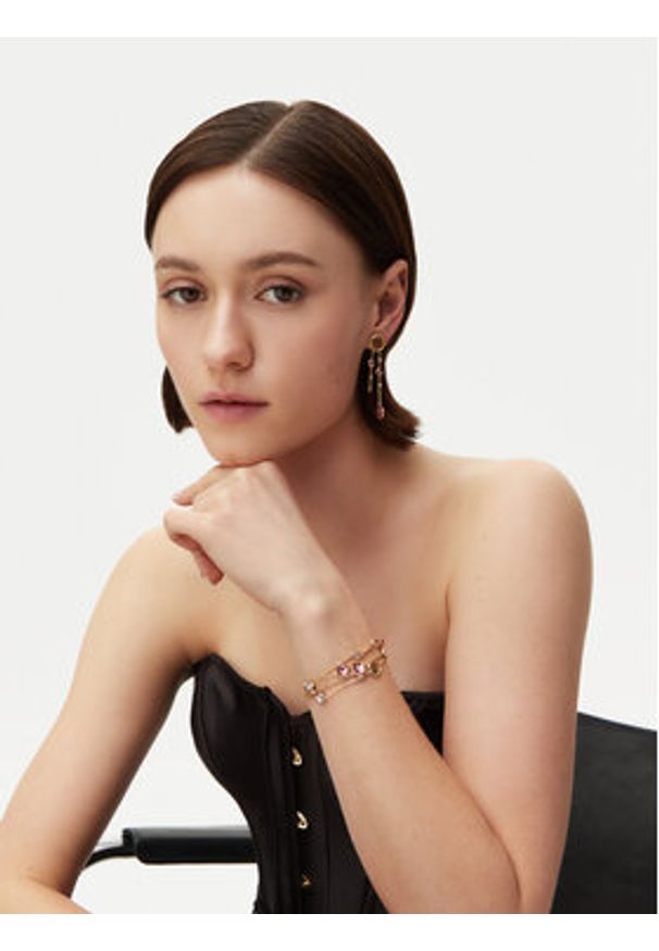 Guess Bransoletka JUBB05 093JW Złoty. Materiał: metalowe. Kolor: złoty