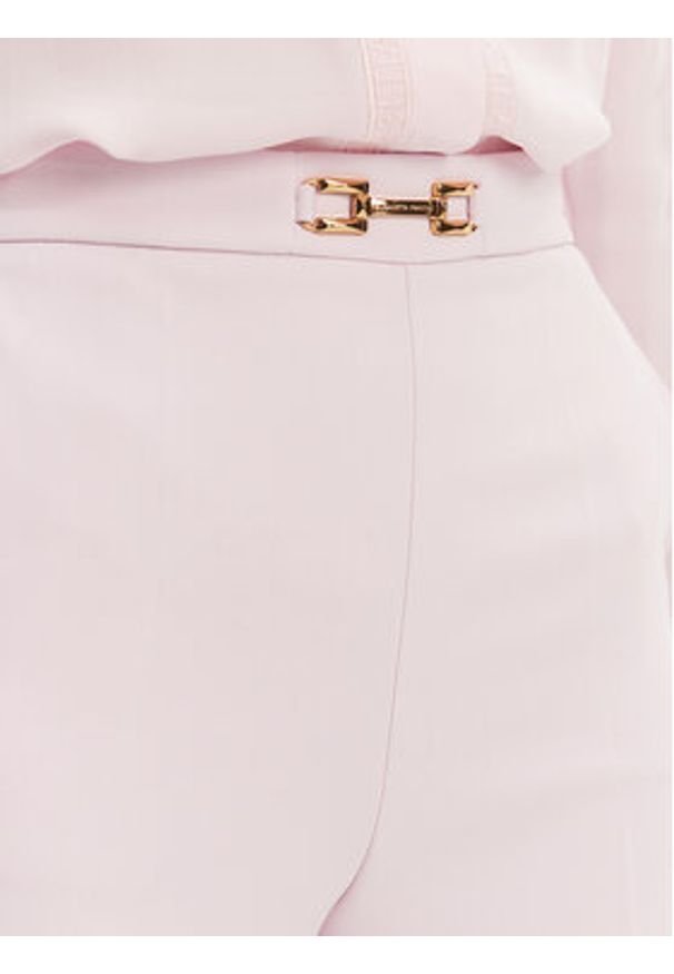 Elisabetta Franchi Szorty materiałowe SH-007-51E2-V240 Różowy Regular Fit. Kolor: różowy. Materiał: syntetyk