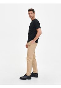 Reserved - Spodnie chino - beżowy. Kolor: beżowy. Materiał: tkanina, bawełna