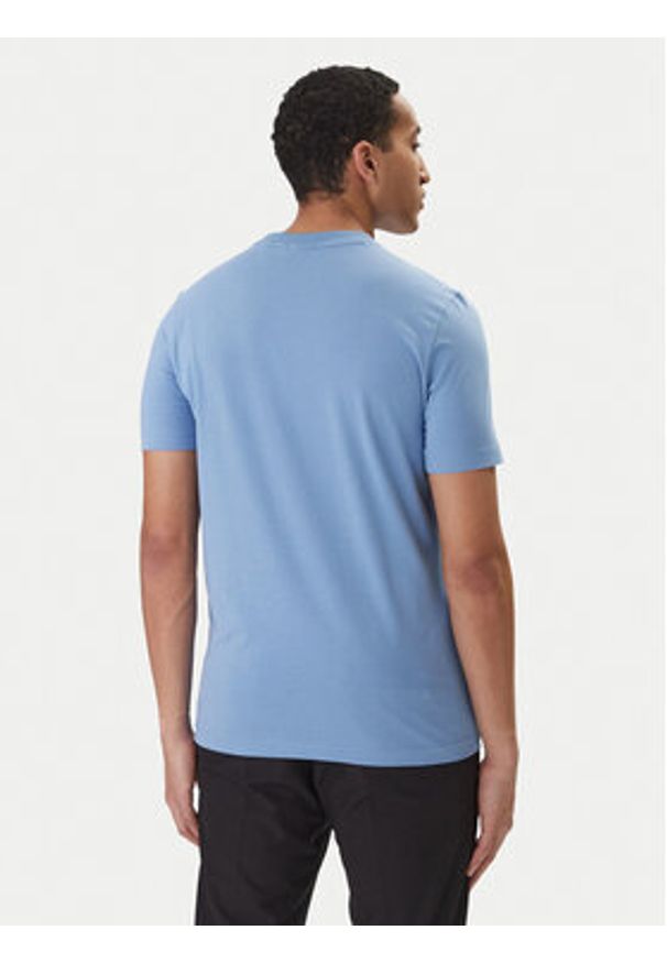 BOSS T-Shirt 50506373 Błękitny Regular Fit. Kolor: niebieski. Materiał: bawełna