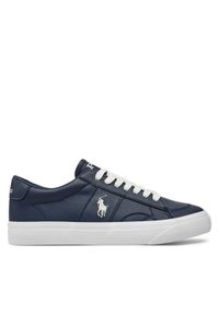 Polo Ralph Lauren Sneakersy RL00564410 J Granatowy. Kolor: niebieski. Materiał: skóra