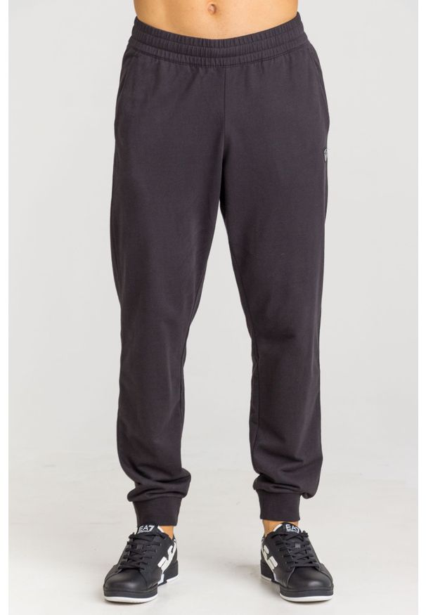 Spodnie dresowe EA7 Emporio Armani z aplikacjami