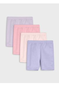 Sinsay - Krótkie legginsy 4 pack - różowy. Kolor: różowy. Długość: krótkie #1