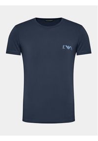 Emporio Armani Underwear Komplet 2 t-shirtów 111670 3F715 27435 Granatowy Regular Fit. Kolor: niebieski. Materiał: bawełna #6