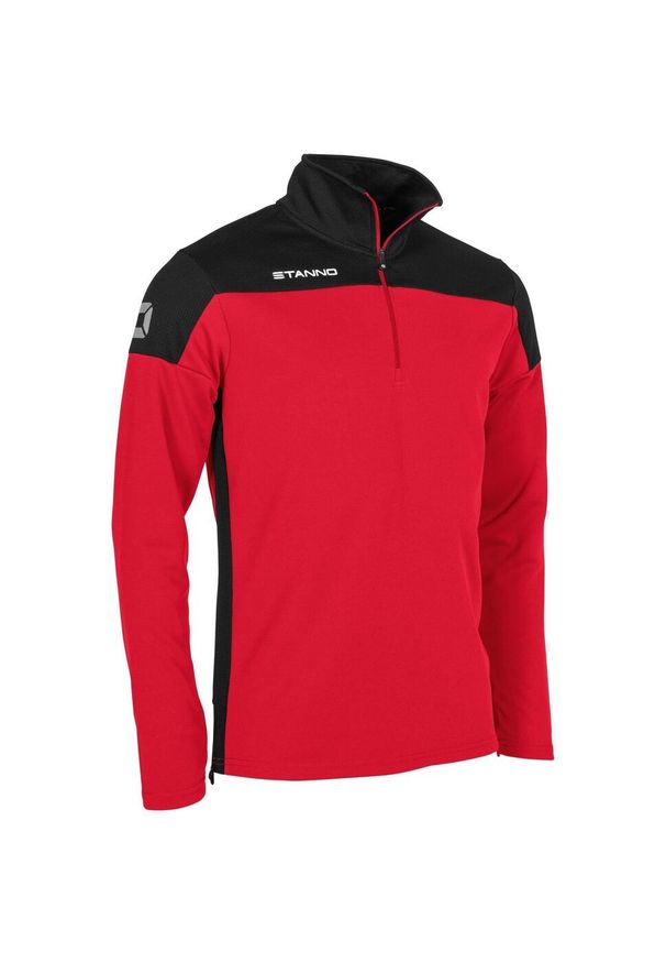 STANNO - Dziecięca bluza dresowa 1/4 z zamkiem błyskawicznym Stanno Pride. Kolor: wielokolorowy, czarny, czerwony. Materiał: dresówka. Sport: fitness