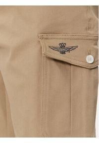 Aeronautica Militare Spodnie materiałowe 241PA1579CT3247 Beżowy Slim Fit. Kolor: beżowy. Materiał: bawełna #5